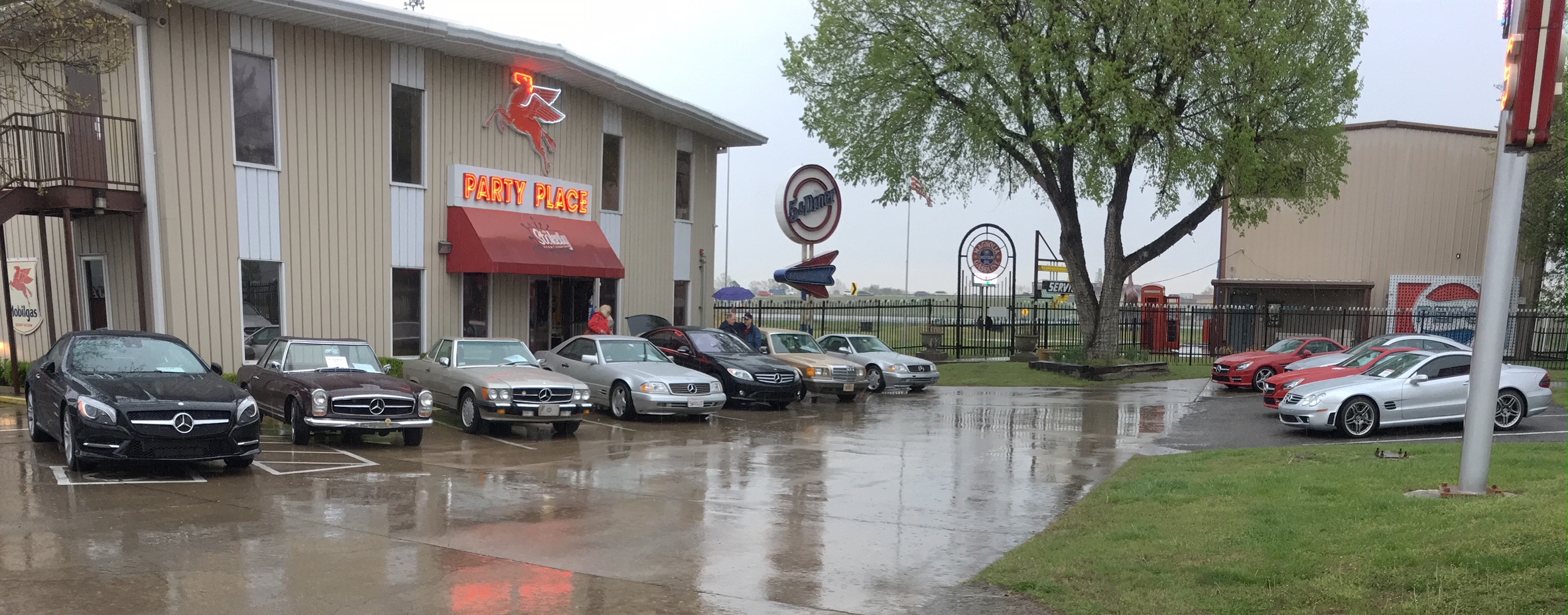 cars at the regional mixer