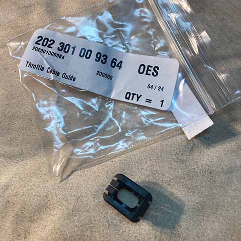 Thottle Cable Guide