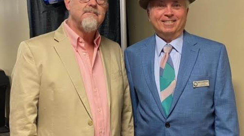 V. President Jeff G., and President Mike D. getting ready to bet.