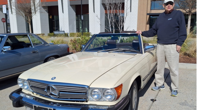 Dale Garber with his 1985 380SL
